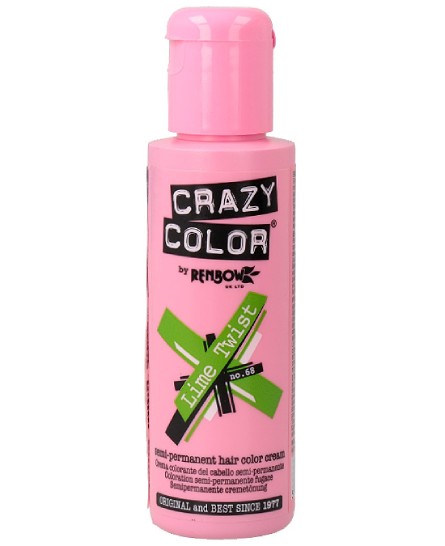 Comprar online Crazy Color 68 Lime Twist a precio barato en Alpel. Producto disponible en stock para entrega en 24 horas
