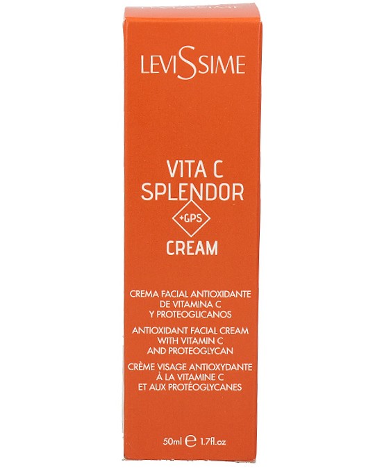 Comprar online Crema Facial Antioxidante Vita C Splendor + Gps Levissime 50 ml a precio barato en Alpel. Producto disponible en stock para entrega en 24 horas