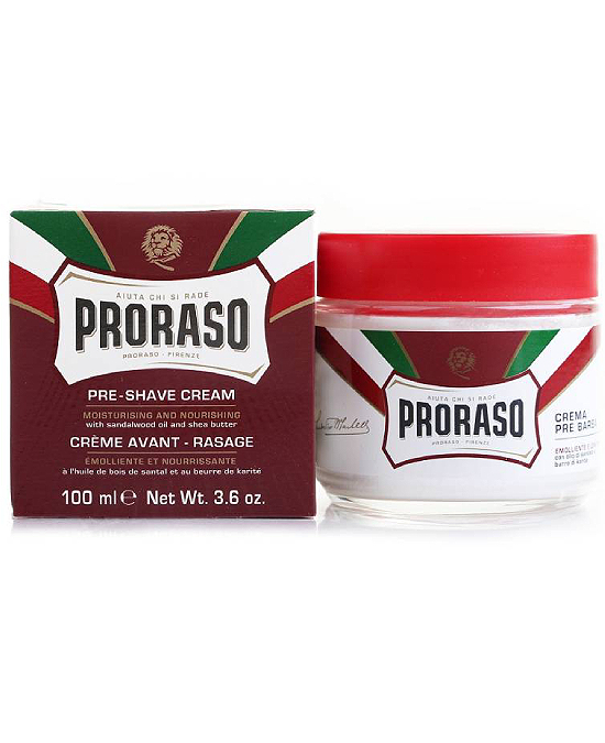 Comprar Crema Pre Afeitado Sándalo Y Manteca De Karité Proraso 100 ml online en la tienda Alpel
