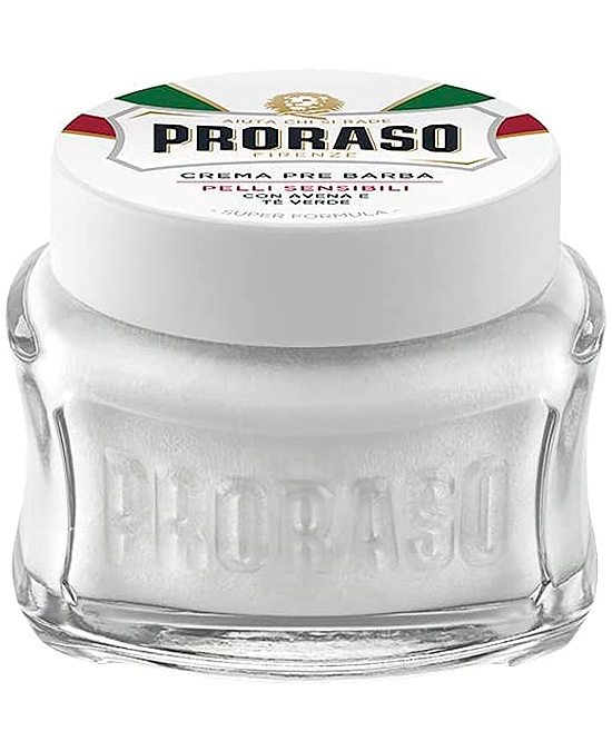 Comprar Crema Pre Afeitado Te Verde y Avena Sensitive Skin Proraso 100 ml online en la tienda Alpel