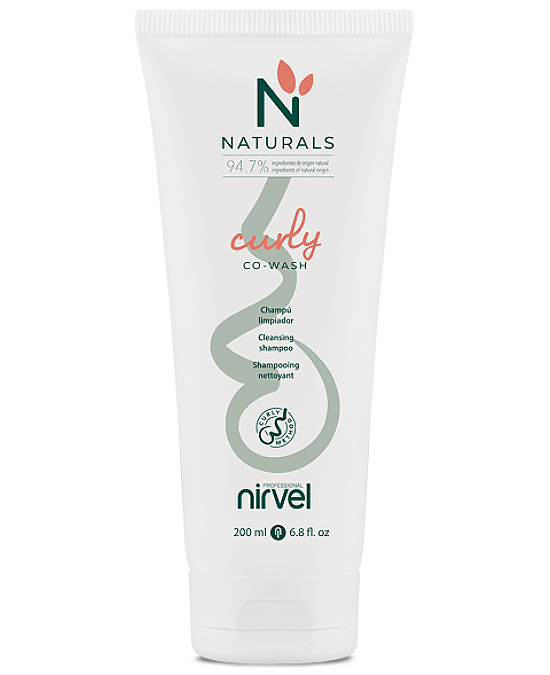 Comprar online nirvel naturals curly co-wash 200 ml en la tienda alpel.es - Peluquería y Maquillaje