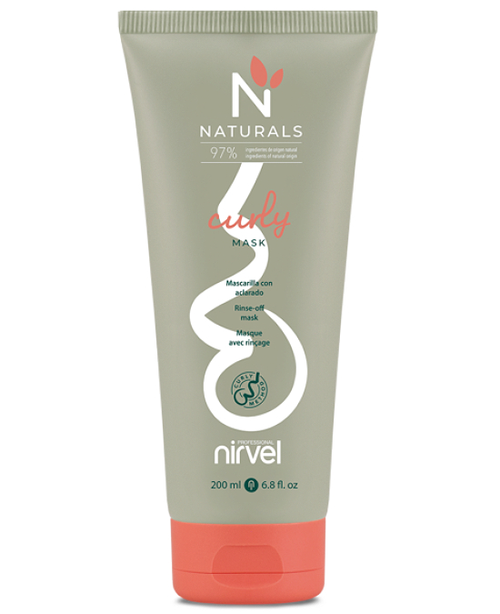 Comprar online nirvel naturals curly mask 200 ml en la tienda alpel.es - Peluquería y Maquillaje