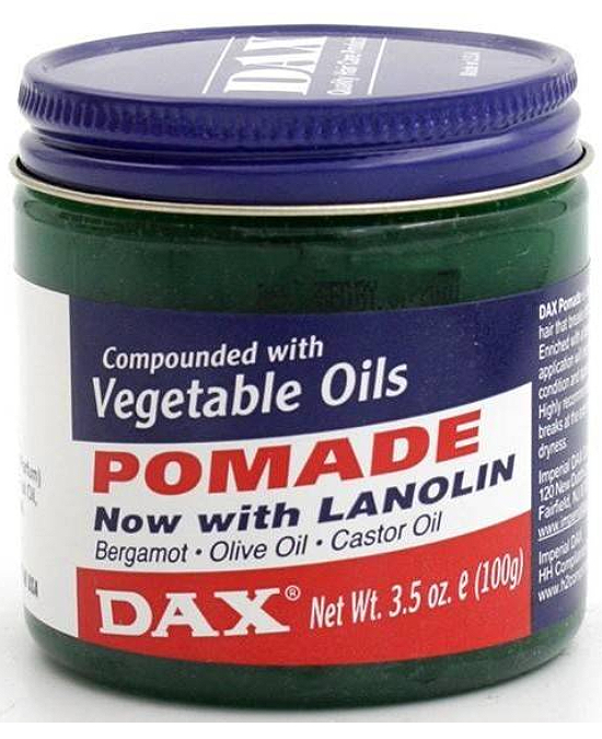 Comprar online Dax Vegetable Oils Pomade 100 gr en la tienda alpel.es - Peluquería y Maquillaje