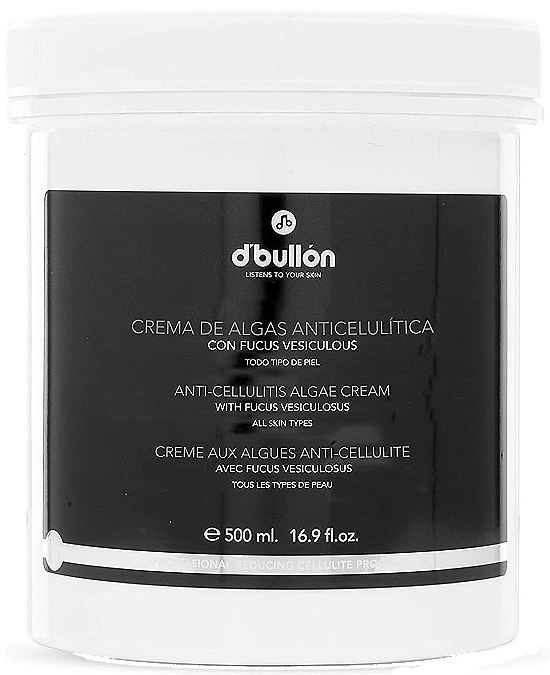 Comprar online D´Bullón Crema Anticelulítica 500 ml en la tienda alpel.es - Peluquería y Maquillaje Comprar online D´Bullón Crema Anticelulítica 500 ml en la tienda alpel.es - Peluquería y Maquillaje