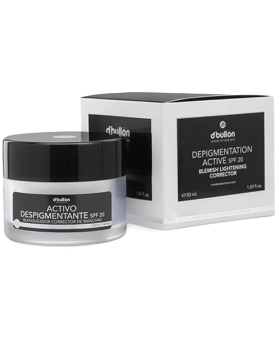 Comprar online D´Bullón Crema Facial Despigmentante Manchas Piel Spf 20 50 ml en la tienda alpel.es - Peluquería y Maquillaje