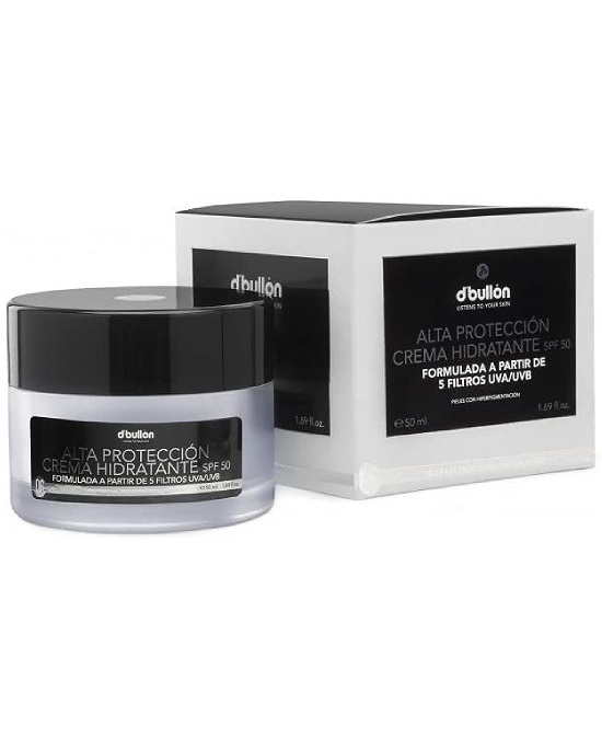 Comprar online D´Bullón Crema Hidratante Facial Protección Solar Spf 50 50 ml en la tienda alpel.es - Peluquería y Maquillaje Comprar online D´Bullón Crema Hidratante Facial Protección Solar Spf 50 50 ml en la tienda alpel.es - Peluquería y Maquillaje