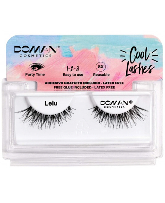 Comprar online Pestañas Adhesivas Cool Lashes Doman Cosmetic Lelu en la tienda alpel.es - Peluquería y Maquillaje