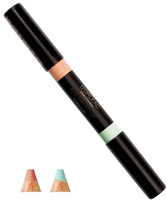 Comprar online D´Orleac Corrector Lápiz Duo 1 Naranja Verde en la tienda alpel.es - Peluquería y Maquillaje