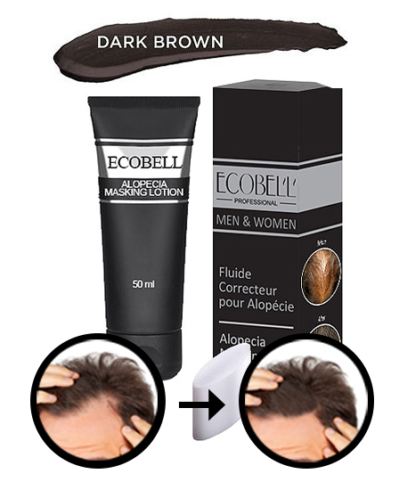 Comprar Ecobell Maquillaje Capilar Masking Lotion Dark Brown Castaño Oscuro online en Alpel