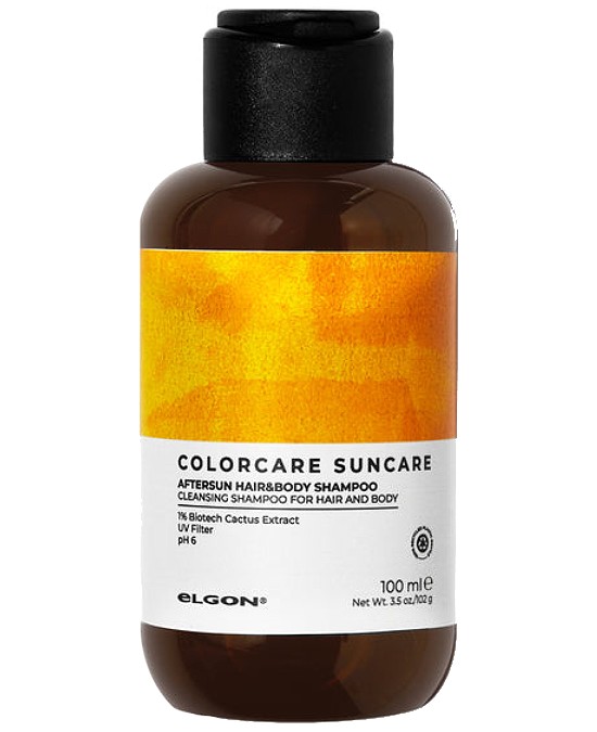Compra online al mejor precio Elgon ColorCare SunCare Hair & Body Shampoo pH 6 100 ml en la tienda de la peluquería Alpel con envío 24 horas.
