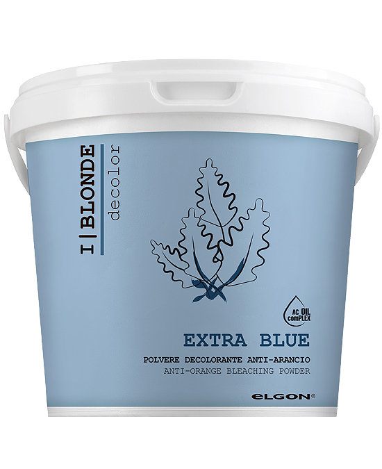 Compra online la decoloración antinaranja Elgon IBlonde Extra Blue 500 gr con envío gratis en la tienda de la peluquería Alpel