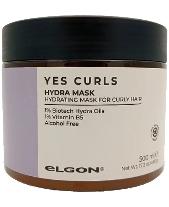Compra online al mejor precio Elgon Yes Curls Hydra Mask 500 ml en la tienda de la peluquería Alpel con envío 24 horas.