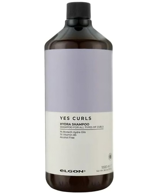 Compra online al mejor precio Elgon Yes Curls Hydra Shampoo 1000 ml en la tienda de la peluquería Alpel con envío 24 horas.