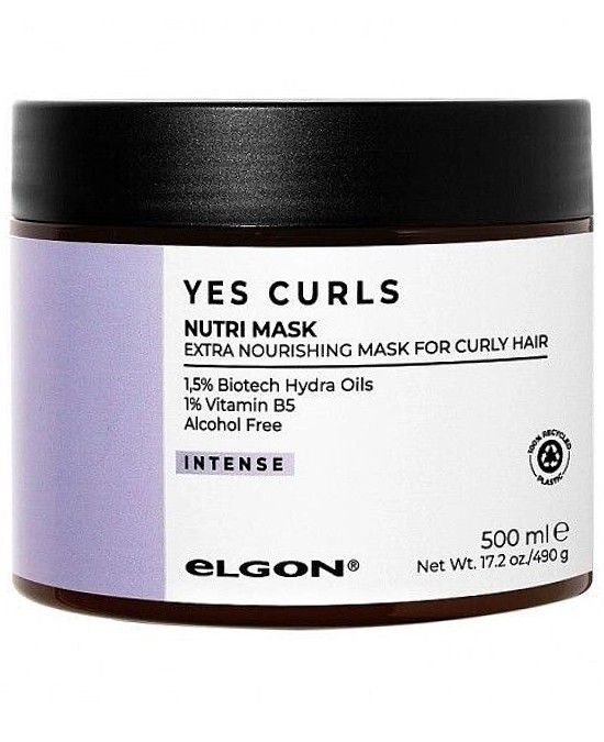 Compra online al mejor precio Elgon Yes Curls Nutri Mask 500 ml en la tienda de la peluquería Alpel con envío 24 horas.