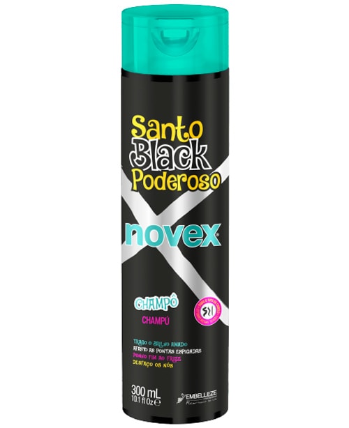 Novex Santo Black Poderoso Champú Rizos - Precio barato Envío 24 hrs - Alpel