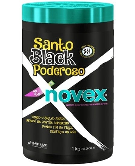 Novex Santo Black Poderoso Mascarilla Rizos - Precio barato Envío 24 hrs - Alpel
