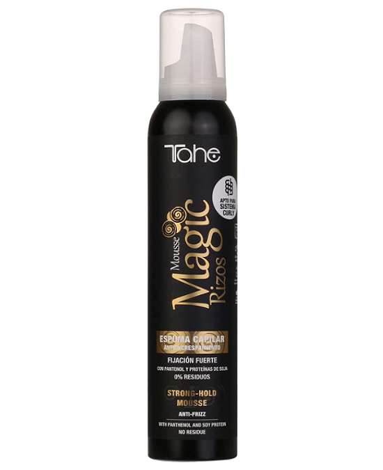 Comprar online Espuma Fijación Fuerte 200 ml Tahe Magic Rizos en la tienda alpel.es - Peluquería y Maquillaje