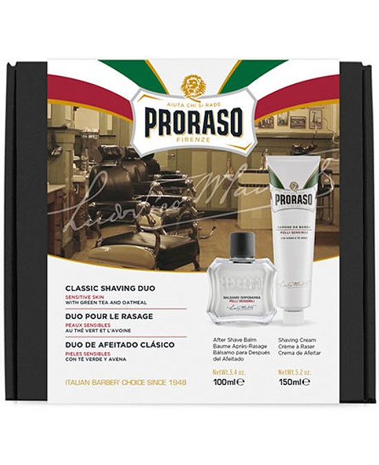 Comprar online Estuche Afeitado Clásico Proraso Pieles Sensibles Crema + Bálsamo en la tienda alpel.es - Peluquería y Maquillaje Comprar online Estuche Afeitado Clásico Proraso Pieles Sensibles Crema + Bálsamo en la tienda alpel.es - Peluquería y Maquillaje