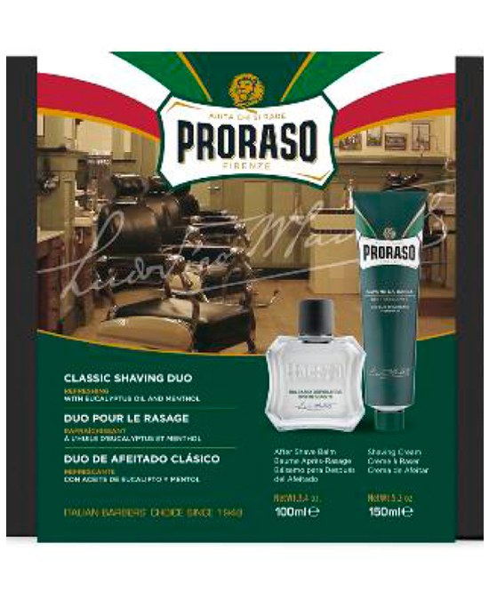 Comprar online Estuche Afeitado Clásico Proraso Refrescante Crema + Bálsamo en la tienda alpel.es - Peluquería y Maquillaje