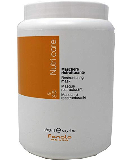 Comprar online Fanola Nutri Care Restructuring Mask 1500 ml en la tienda alpel.es - Peluquería y Maquillaje