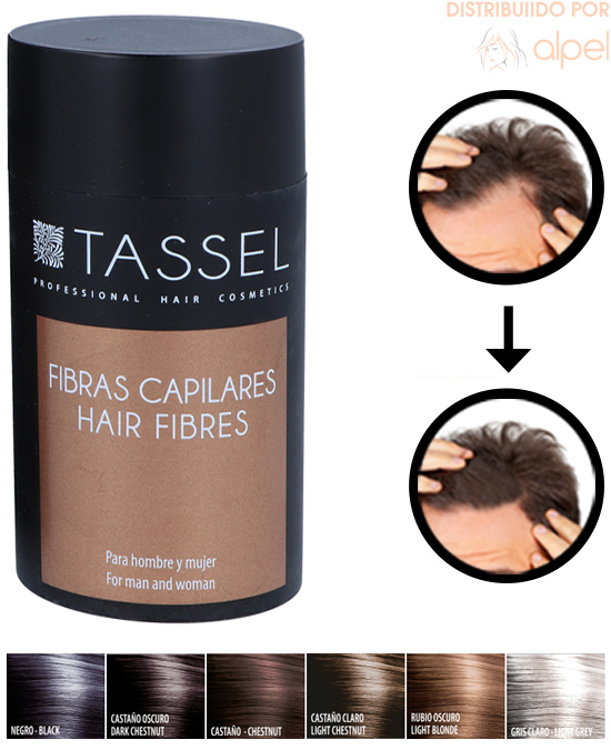 Comprar Fibras Capilares Tassel Castaño Claro online en la tienda Alpel Envío 24 hrs