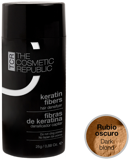 Comprar online Fibras Capilares The Cosmetic Republic Dark Blond 25 gr en la tienda alpel.es - Peluquería y Maquillaje