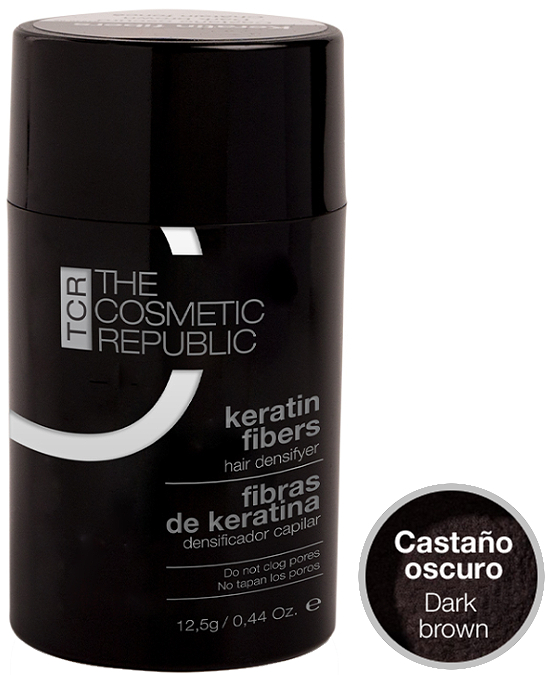 Comprar online Fibras Capilares The Cosmetic Republic Dark Brown 12.5 gr en la tienda alpel.es - Peluquería y Maquillaje