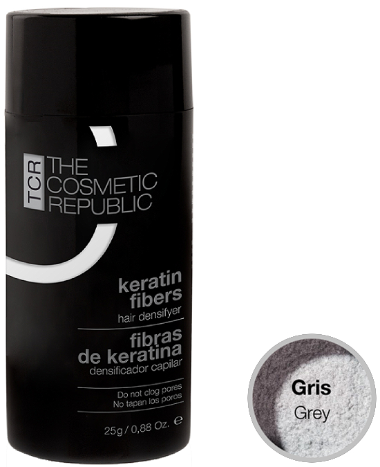 Comprar online Fibras Capilares The Cosmetic Republic Grey 25 gr en la tienda alpel.es - Peluquería y Maquillaje