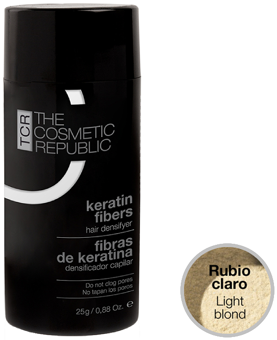 Comprar online Fibras Capilares The Cosmetic Republic Light Blond 25 gr en la tienda alpel.es - Peluquería y Maquillaje