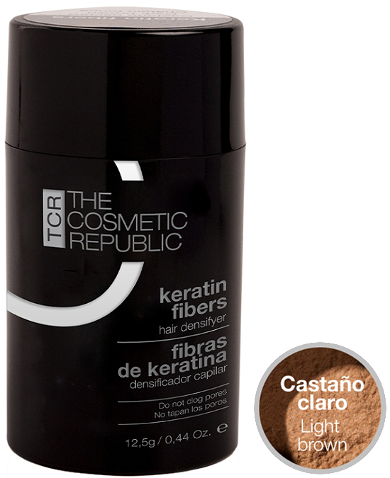 Comprar online Fibras Capilares The Cosmetic Republic Light Brown 12.5 gr en la tienda alpel.es - Peluquería y Maquillaje