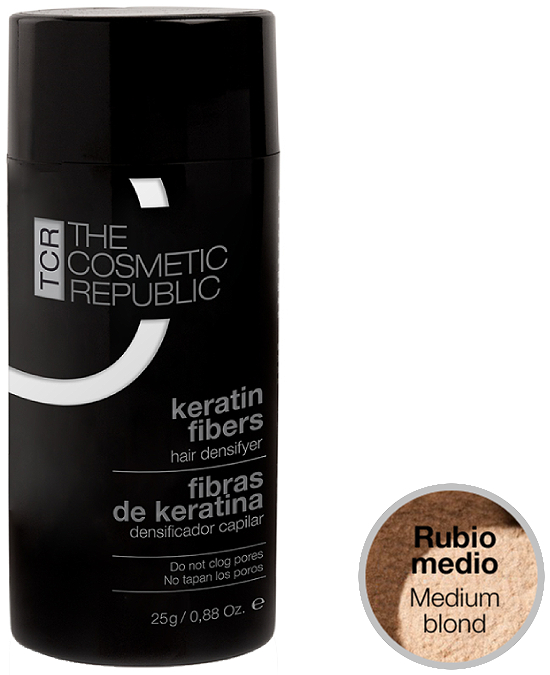 Comprar online Fibras Capilares The Cosmetic Republic Medium Blond 25 gr en la tienda alpel.es - Peluquería y Maquillaje