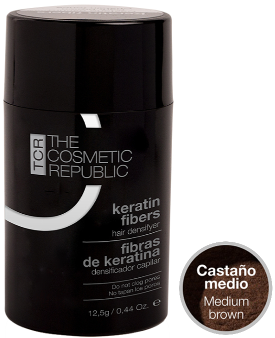 Comprar online Fibras Capilares The Cosmetic Republic Medium Brown 12.5 gr en la tienda alpel.es - Peluquería y Maquillaje