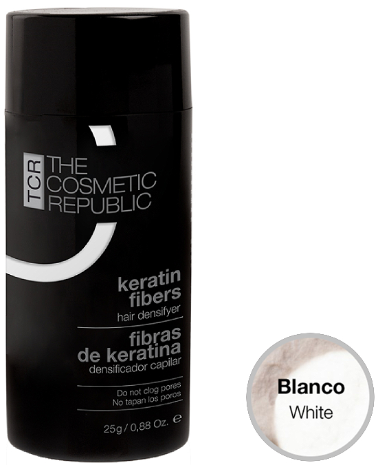 Comprar online Fibras Capilares The Cosmetic Republic White 25 gr en la tienda alpel.es - Peluquería y Maquillaje