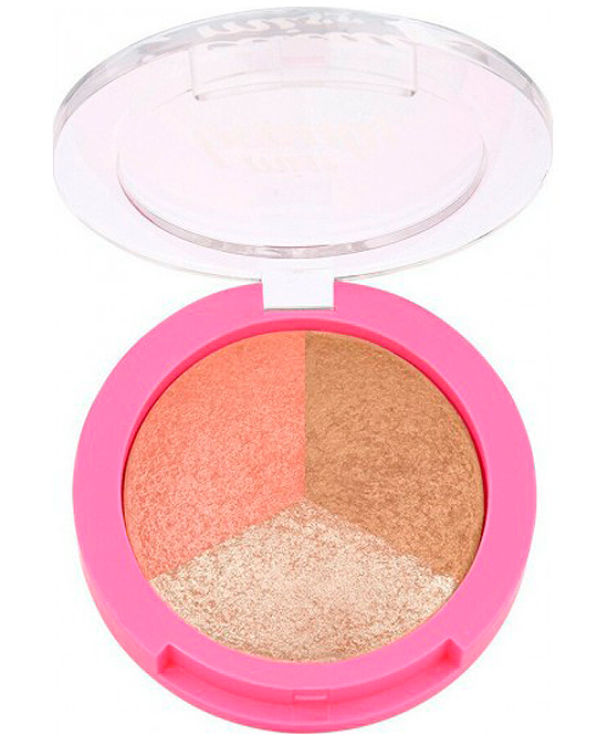 Golden Rose Iluminador Miss Beauty Glow Baked Trio Golden Rose Iluminador Miss Beauty Glow Baked Trio