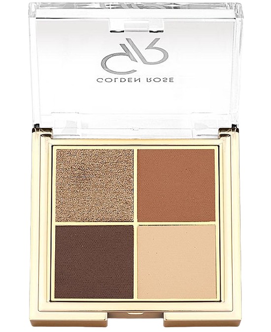 Comprar Golden Rose Quattro Eyeshadow Palette nº 04 online en la tienda Alpel