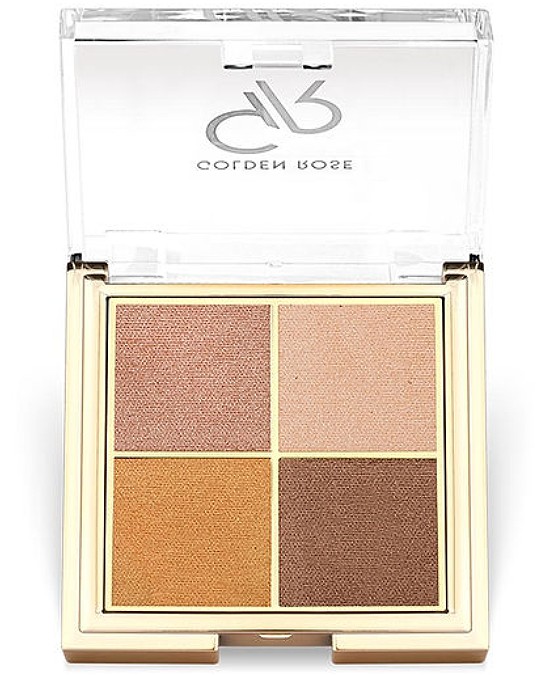 Comprar online Golden Rose Quattro Eyeshadow Palette nº 07 a precio barato en Alpel. Producto disponible en stock para entrega en 24 horas