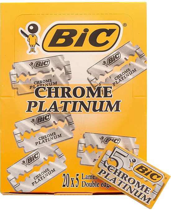 Hoja / Cuchilla Afeitar BIC Chrome Platinum 100 unidades - Precio barato Envío 24 hrs