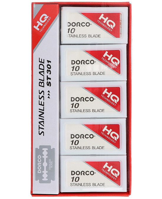 Hoja / Cuchilla Afeitar Dorco St301 Stainless Blade 100 unidades - Precio barato Envío 24 hrs