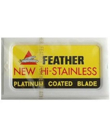Comprar Hoja / Cuchilla Afeitar Feather New Hi-Stainless Platinum Coated Blade online en la tienda Alpel Comprar Hoja / Cuchilla Afeitar Feather New Hi-Stainless Platinum Coated Blade online en la tienda Alpel