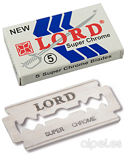 Comprar Hoja / Cuchilla Afeitar Lord Super Cromo 5 Unid online en la tienda Alpel Comprar Hoja / Cuchilla Afeitar Lord Super Cromo 5 Unid online en la tienda Alpel