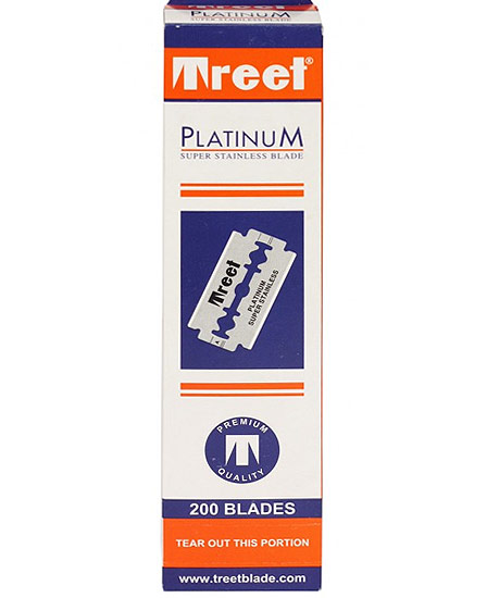 Hoja / Cuchilla Afeitar Treet Platinum Super Stainless Blade 200 unidades - Precio barato Envío 24 hrs