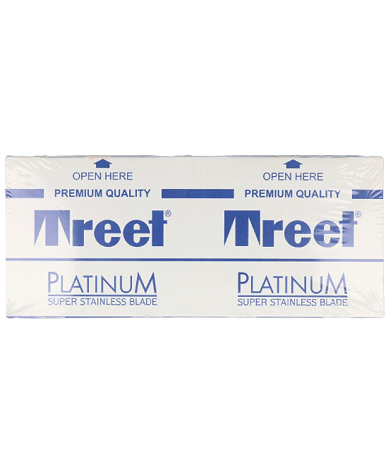 Hoja / Cuchilla Afeitar Treet Platinum Super Stainless 100 unidades - Precio barato Envío 24 hrs