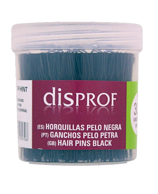 Comprar online Horquilla Negra Invisible Disprof 65 mm 300 unid en la tienda alpel.es - Peluquería y Maquillaje