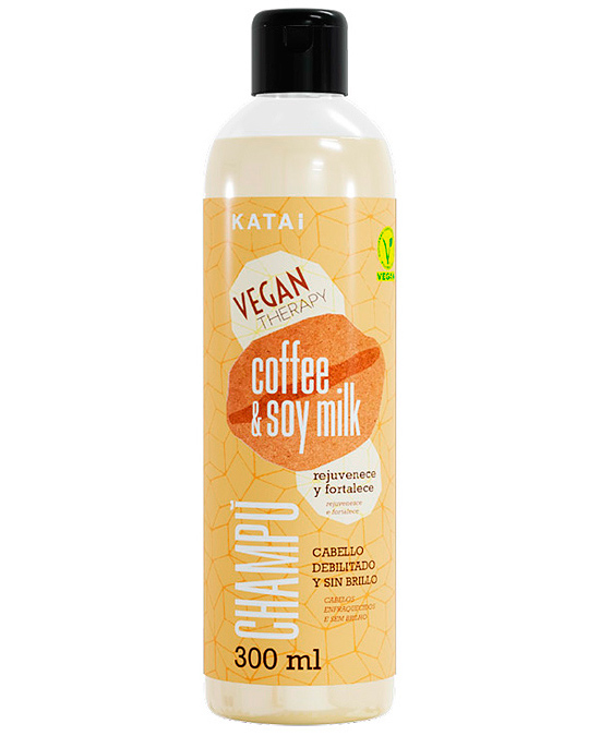 Comprar online Katai Vegan Therapy Champú 300 ml Coffee & Soy Milk - Stock disponible Envío 24 hrs en la tienda alpel.es - Peluquería y Maquillaje