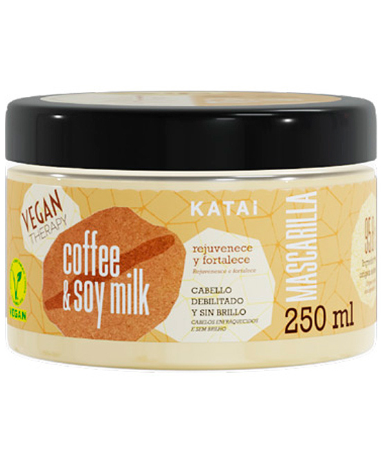 Comprar online Comprar online Katai Vegan Therapy Coffee & Soy Milk Mascarilla 300 ml - Stock disponible Envío 24 hrs en la tienda alpel.es - Peluquería y Maquillaje