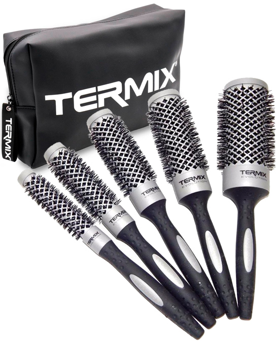 Kit 5 Cepillos Termix Evolution Soft