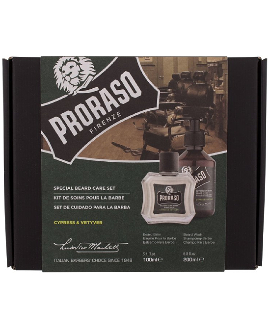 Comprar online Kit Cuidado Barba Proraso Fragancia Herbal Champú + Bálsamo en la tienda alpel.es - Peluquería y Maquillaje