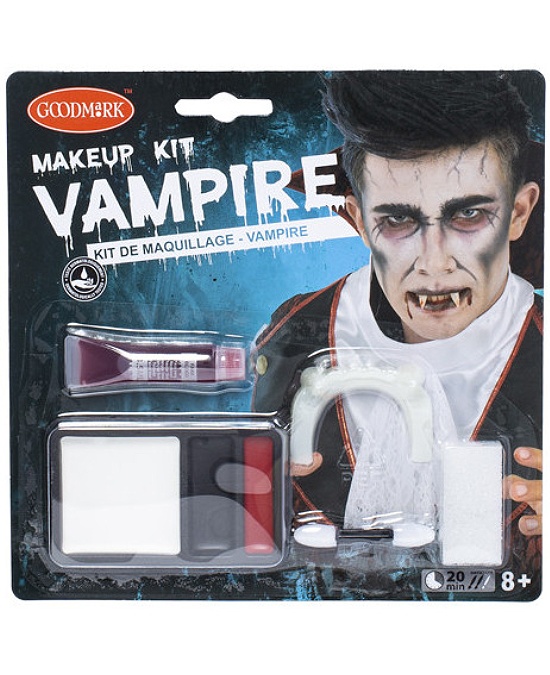Comprar online Kit Maquillaje Fantasía Vampiro Goodmark en la tienda alpel.es - Peluquería y Maquillaje