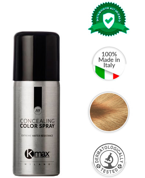 Comprar online KMAX CONCEALING COLOR SPRAY RUBIO - Comprar online en Alpel en la tienda alpel.es - Peluquería y Maquillaje