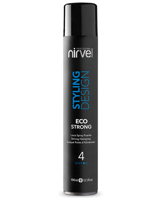Comprar online nirvel styling laca eco strong 400 ml en la tienda alpel.es - Peluquería y Maquillaje